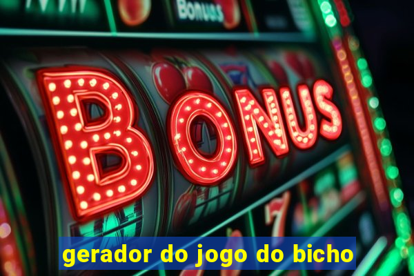 gerador do jogo do bicho